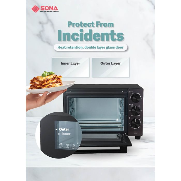 SONA SEO 2233 Electric Oven 20L