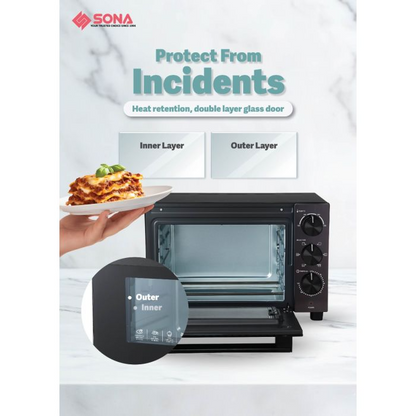 SONA SEO 2233 Electric Oven 20L