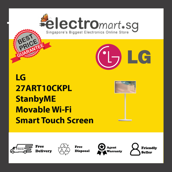 LG 27ART10CKPL StanbyME Movable Wi-Fi Smart Touch Screen