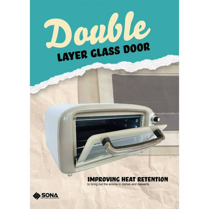 SONA SEO 2240 Pizza Retro Oven 18L