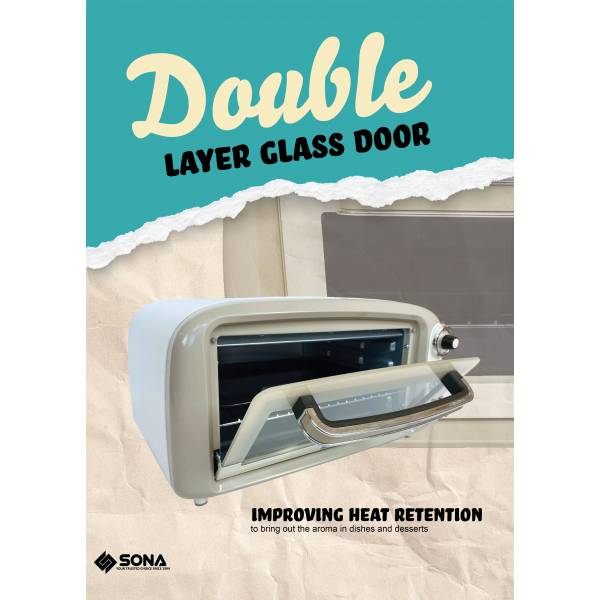 SONA SEO 2240 Pizza Retro Oven 18L