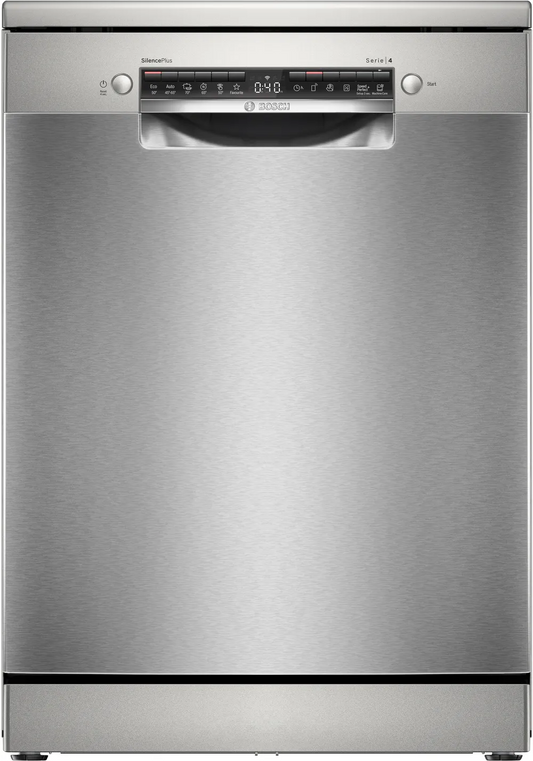BOSCH SMS4ECI26E Series 4 Freestanding Dishwasher 60cm Brushed steel anti-fingerprint