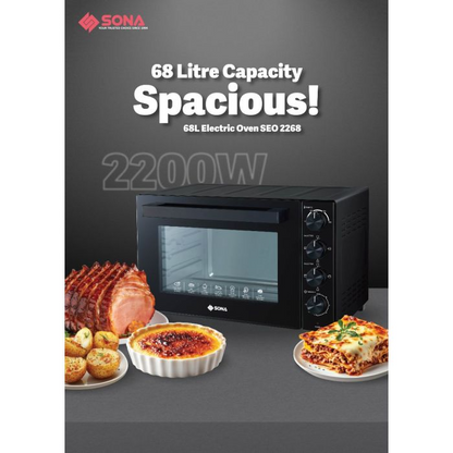 SONA SEO 2268 Electric Oven 68L