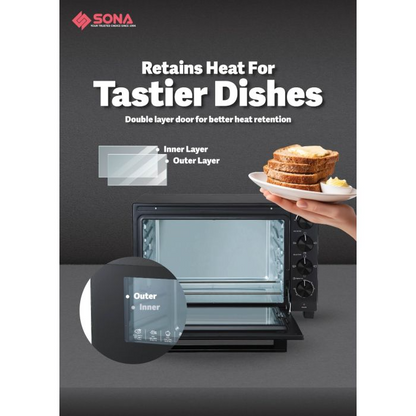 SONA SEO 2268 Electric Oven 68L