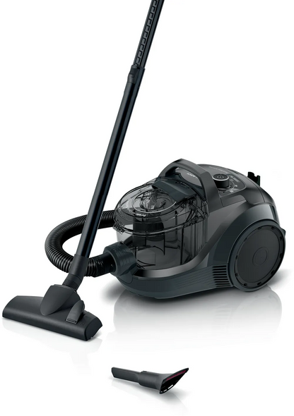 BOSCH BGS 21WBAGB BAGLESS VACUUM CLEANER - BLACK
