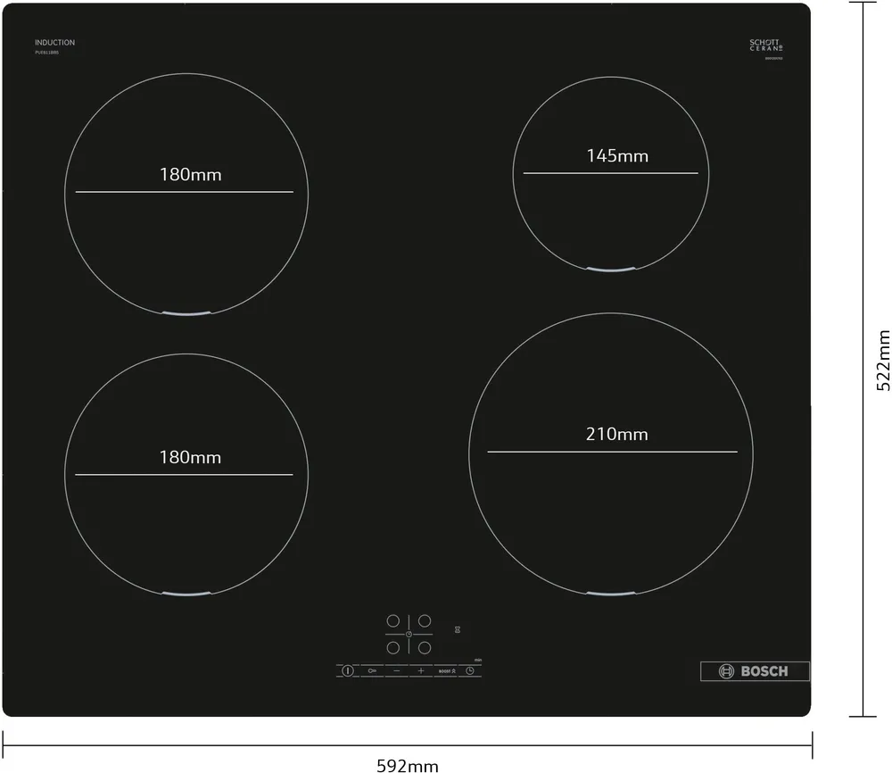 BOSCH PUE611BB5J Induction hob 60cm