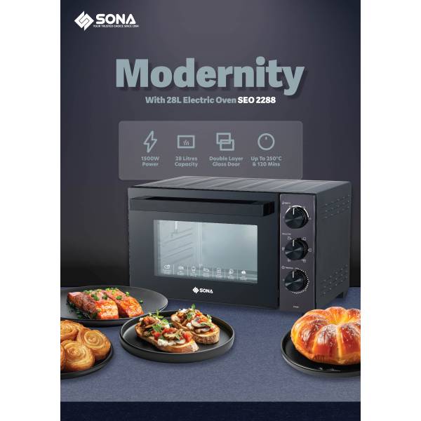SONA SEO 2288 Electric Oven 28L