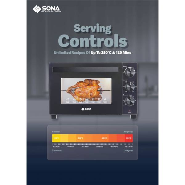 SONA SEO 2288 Electric Oven 28L