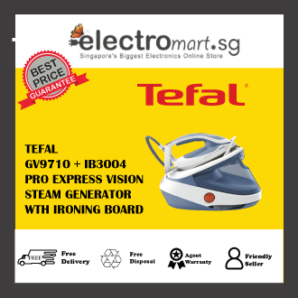 TEFAL GV9710 + IB3004  Pro Express Ultimate II Steam Generator GV9710 (with FREE Ironing Board IB3004)