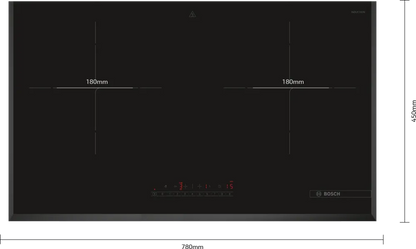 BOSCH PMI82560VN Series 4 Induction hob 78cm