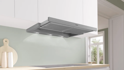 BOSCH DFS097A51B Series 4 Telescopic cooker hood 90cm Silver metallic