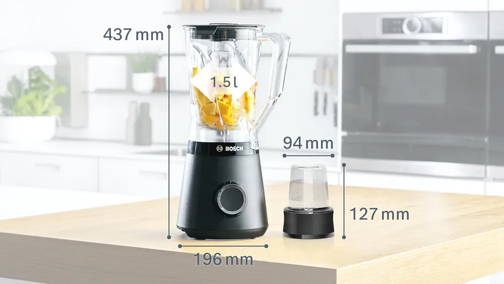 BOSCH MMB 6145BG Series 4 Blender VitaPower 1200 W Black