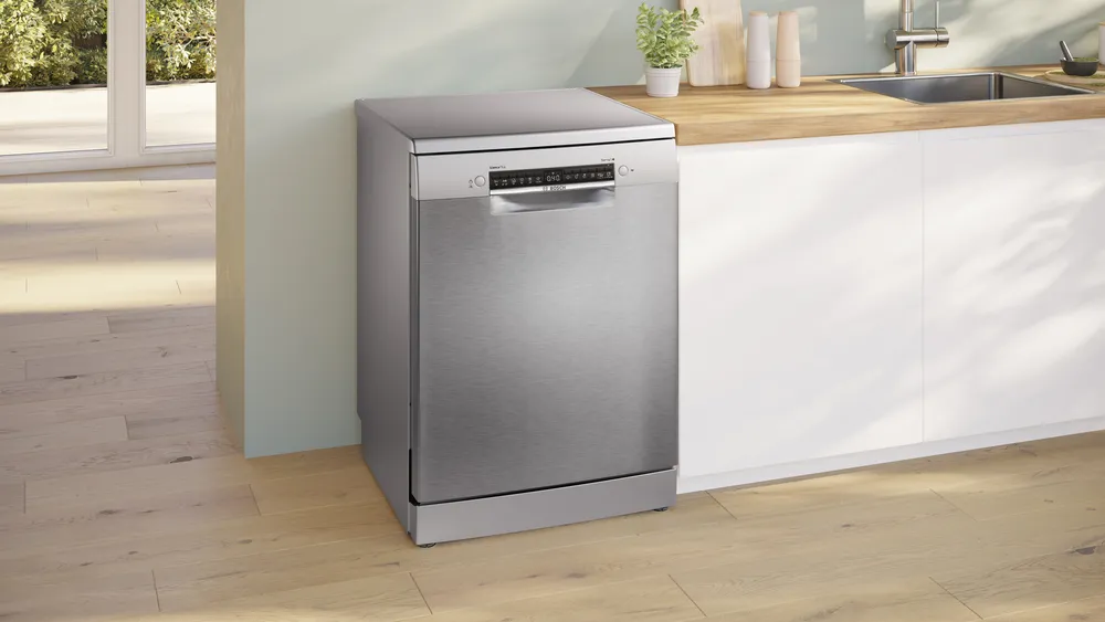 BOSCH SMS4ECI26E Series 4 Freestanding Dishwasher 60cm Brushed steel anti-fingerprint