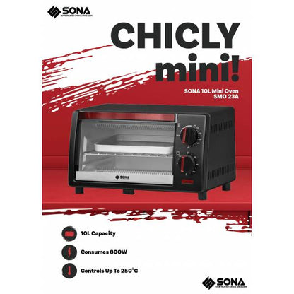 SONA SMO 23A Mini Oven 10L