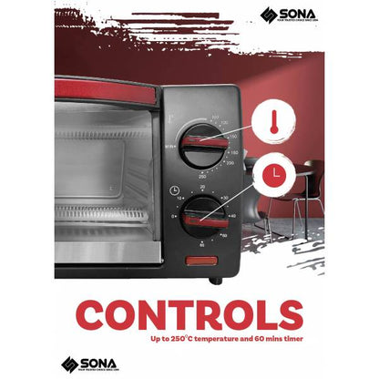 SONA SMO 23A Mini Oven 10L
