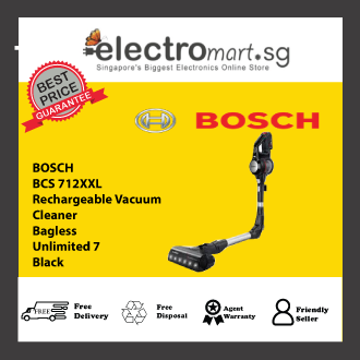 BOSCH BCS 712XXL Rechargeable vacuum cleaner Unlimited 7 Black