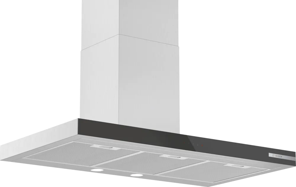 BOSCH DWB97BK61T Series 4 wall-mounted cooker hood 90cm Black