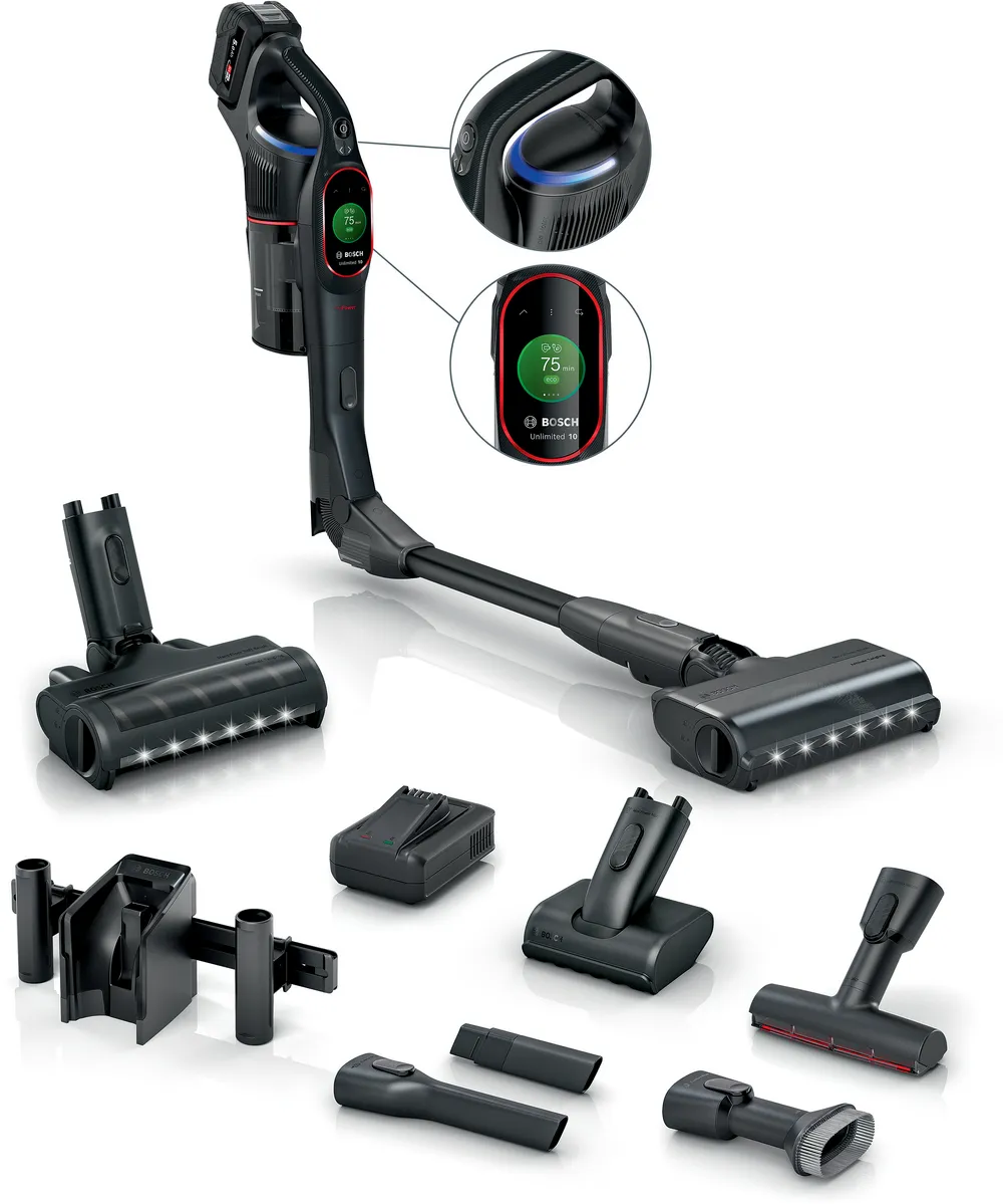 BOSCH BCS 1051POW Rechargeable vacuum cleaner Unlimited 10 ProPower Black