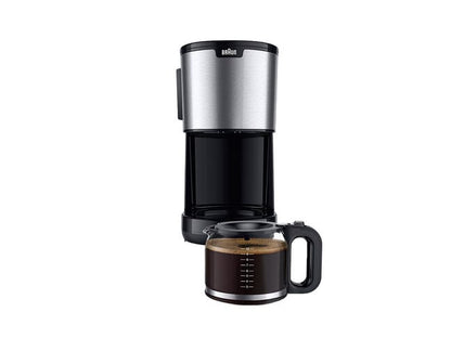 BRAUN  KF1500.BK Filter Coffee  Machine with  Glass Jug