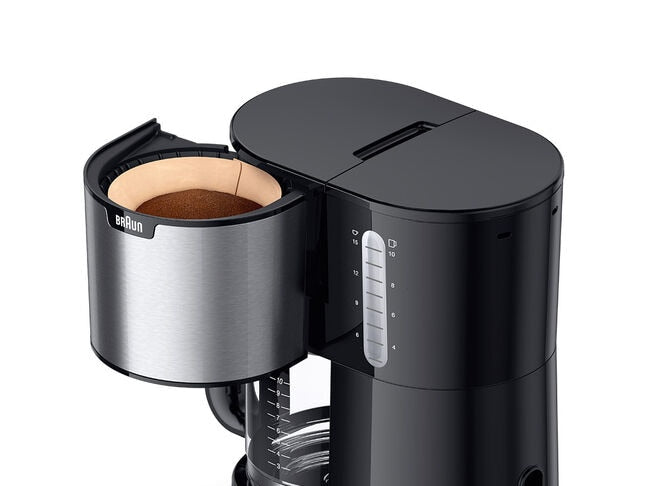 BRAUN  KF1500.BK Filter Coffee  Machine with  Glass Jug