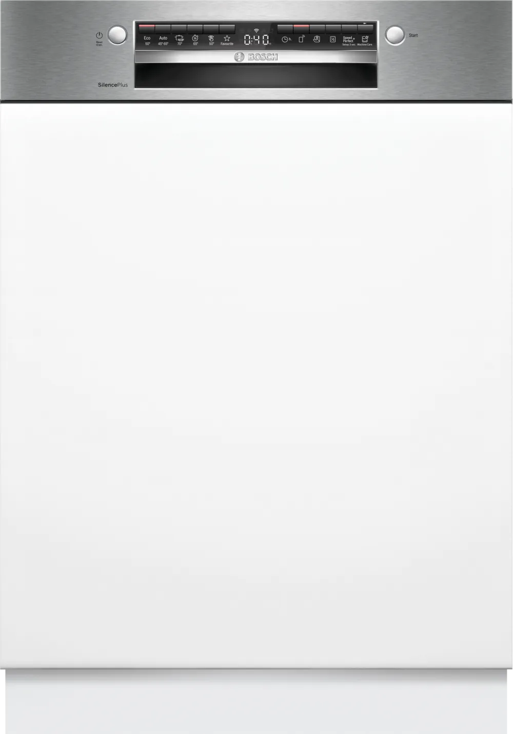 BOSCH SMI4EVS08E Series 4 semi-integrated dishwasher 60cm Brushed steel