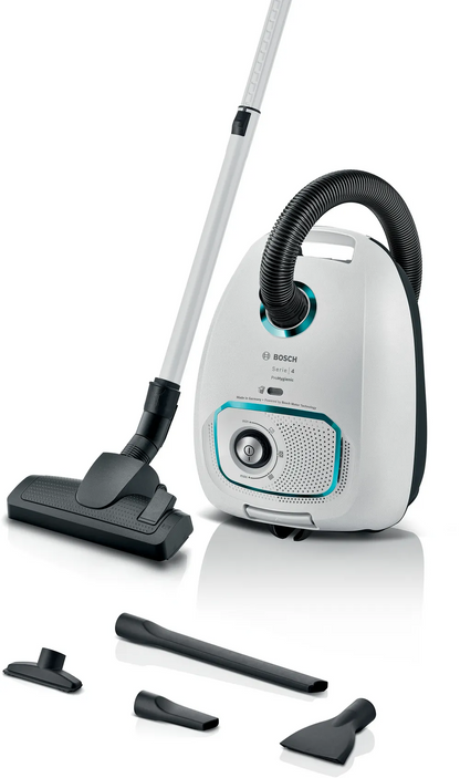 BOSCH BGB 41HYGGB Series 4 Bagged vacuum cleaner ProHygienic White