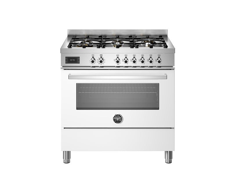 Bertazzoni PRO96L1EBIT Professional 90cm Freestanding Range Cooker - White