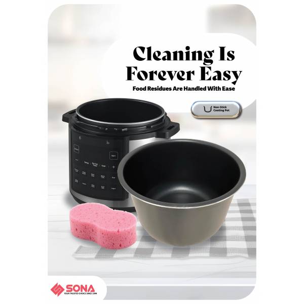SONA SPC 2508 Pressure Cooker 6L