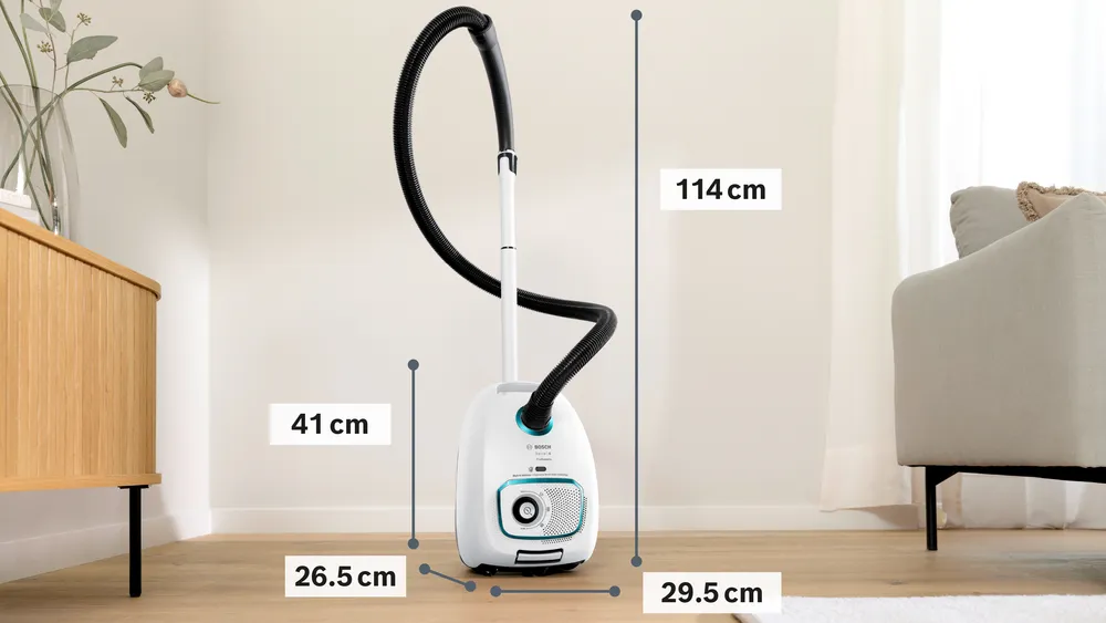 BOSCH BGB 41HYGGB Series 4 Bagged vacuum cleaner ProHygienic White