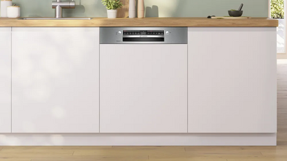 BOSCH SMI4EVS08E Series 4 semi-integrated dishwasher 60cm Brushed steel