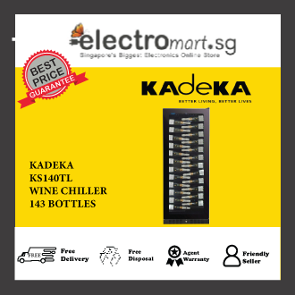 KADEKA KS140TL  Signature Series143 Bottles Wine Chiller (LEFT HANDLE)