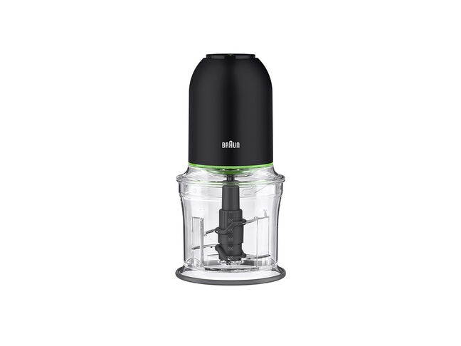 BRAUN  CH3011BK Chopper with 4  Stainless Steel  Blades One  Push Function