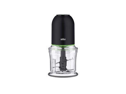 BRAUN  CH3011BK Chopper with 4  Stainless Steel  Blades One  Push Function