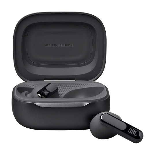 JBL Live Beam 3 True wireless noise-cancelling earbuds with stick-closed design and Smart Charging Case