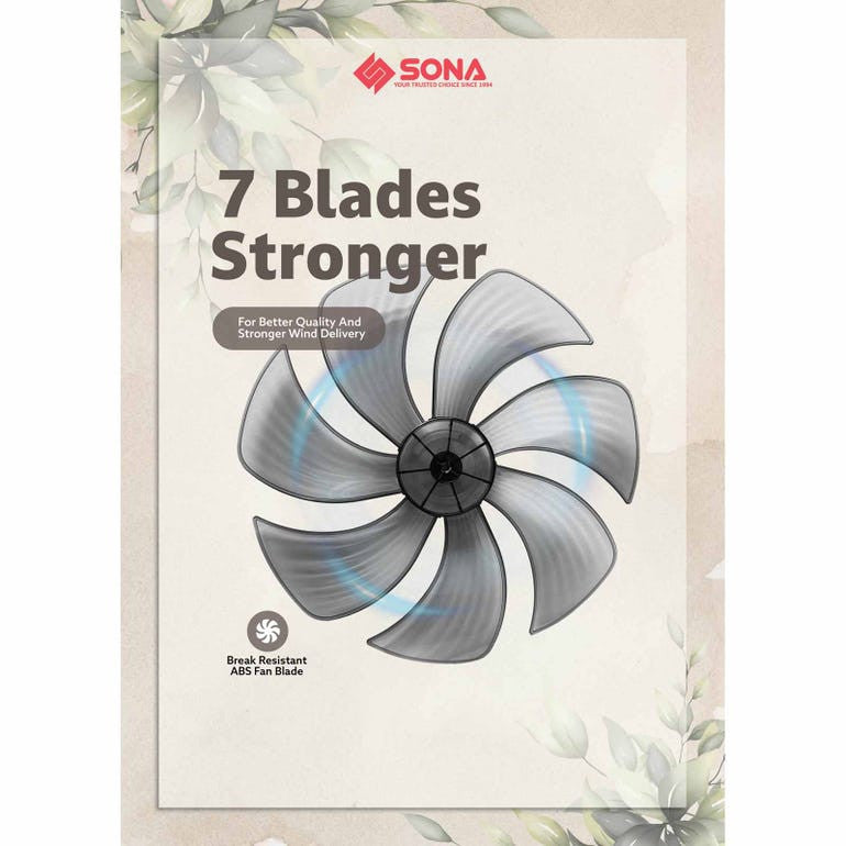 SONA SFS 1176R 18IN REMOTE STAND FAN