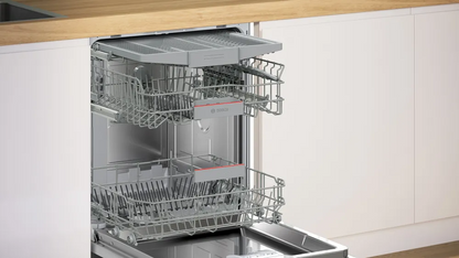 BOSCH SMI4EVS08E Series 4 semi-integrated dishwasher 60cm Brushed steel