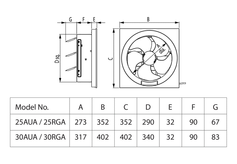 KDK 30AUA Ventilating Fan