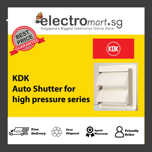 KDK Auto Shutter for High Pressure Series - 25GASC/30GASC/35GASC/40GASC/45GASC/50GASC/60GASC