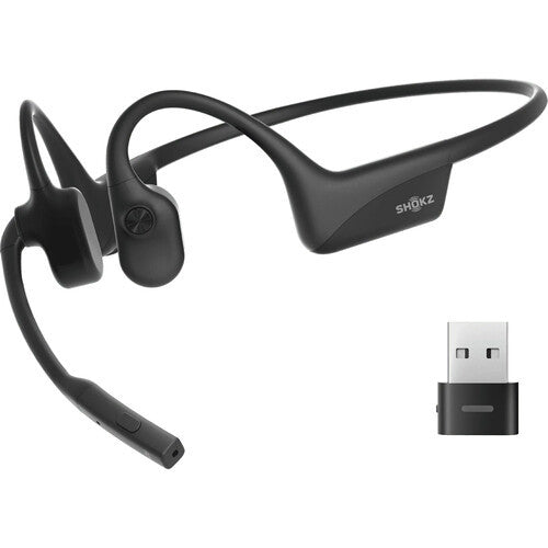 SHOKZ C110-AA-BK 2UC Bone Conduction Wireless Open Ear Headset