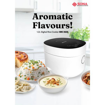 SONA SRC 2626 Digital Rice Cooker 1.2L