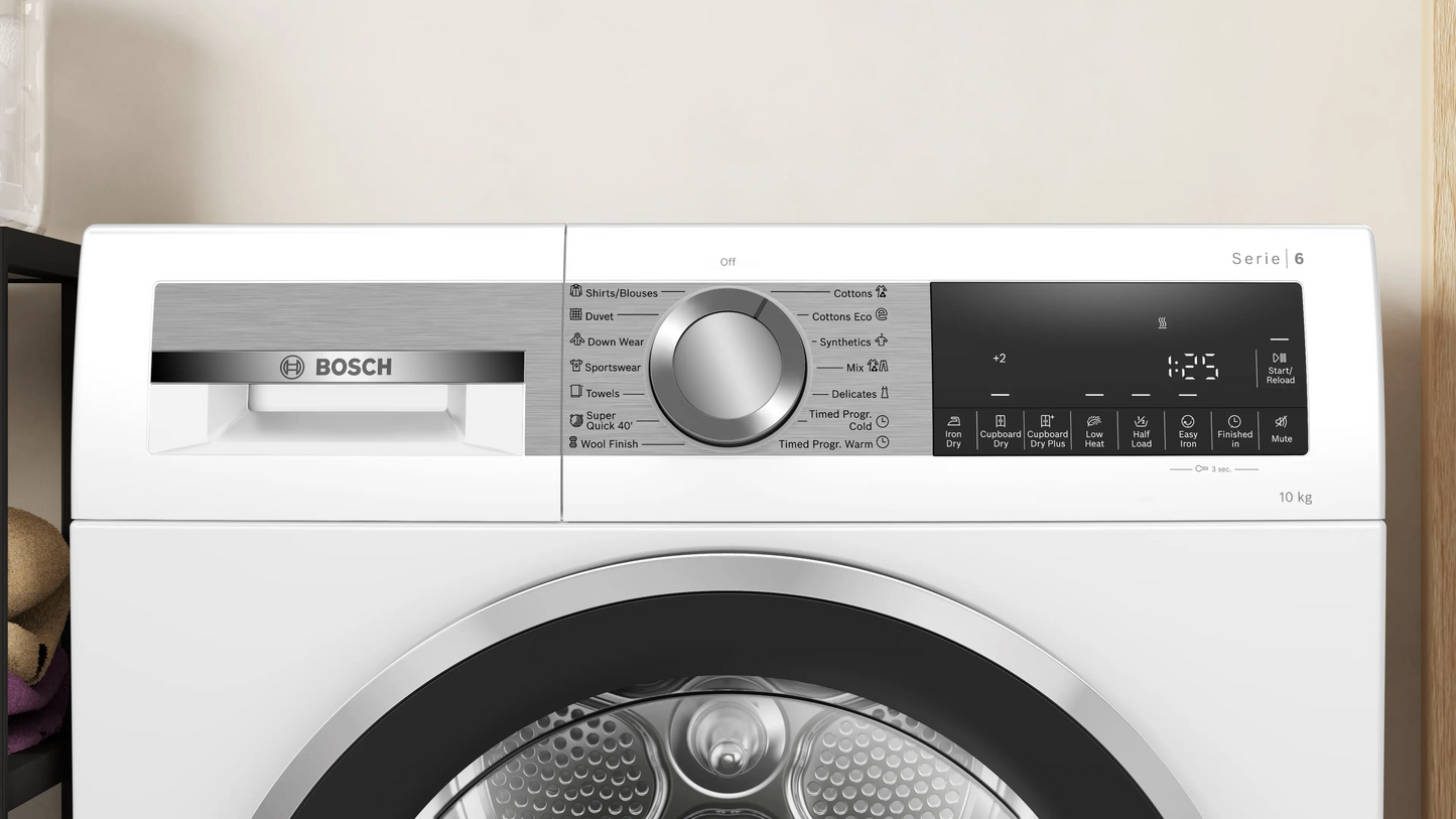 BOSCH WQG25302SG Heat Pump Tumble Dryer 10kg