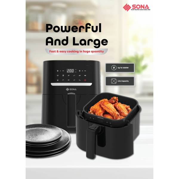 SONA SFR 2748 Digital Air Fryer 4.5L