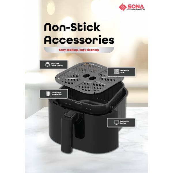 SONA SFR 2748 Digital Air Fryer 4.5L