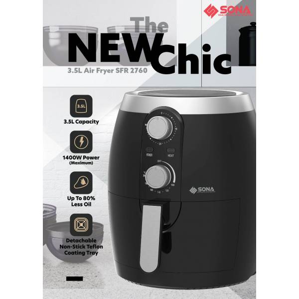 SONA SFR 2760 Air Fryer 3.5L