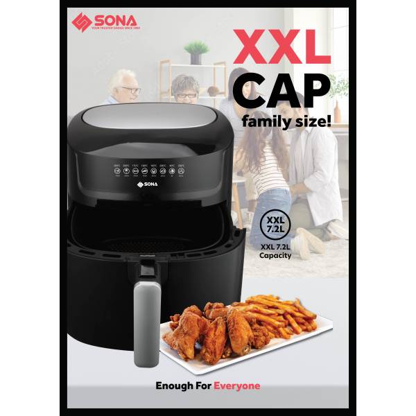 SONA SFR 2778 Digital Air Fryer 7.2L