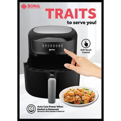 SONA SFR 2778 Digital Air Fryer 7.2L