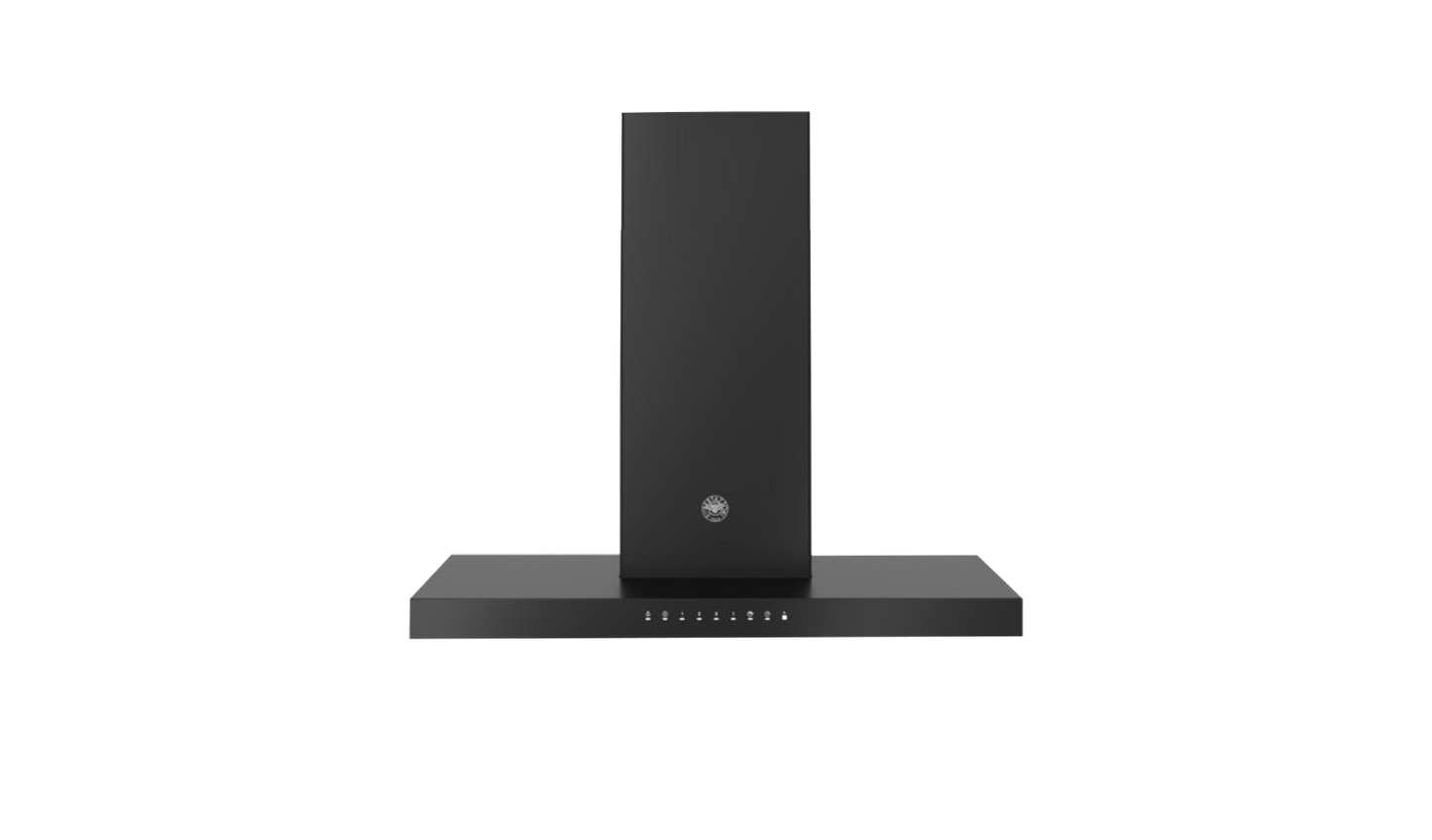BERTAZZONI KT90P1ANET 90CM WALL MOUNT HOOD NERO MATT