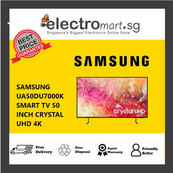 SAMSUNG UA50DU7000K SMART TV 50 INCH CRYSTAL  UHD 4K