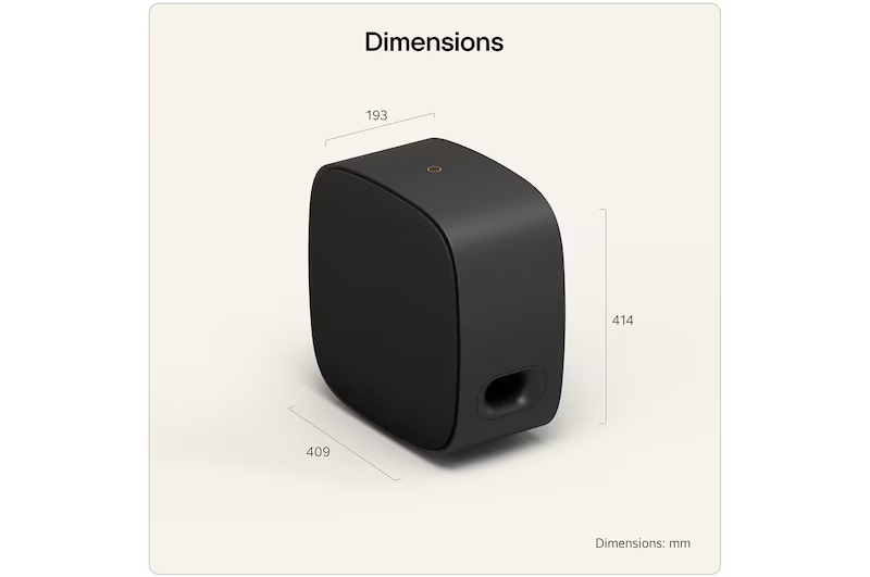 LG W7 Wireless Subwoofer for Immersive Deep Bass