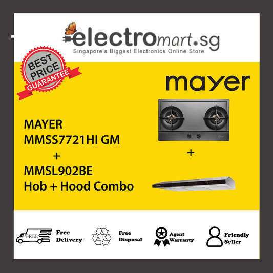 Mayer MMSS7721HI  + MMSL902BE Hob + Hood Combo
